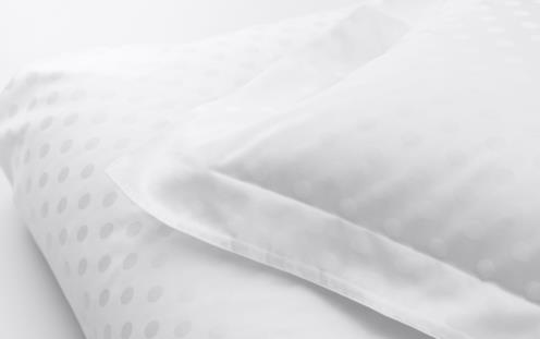 DUX Bettwäsche Superior Satin, Dot weiß