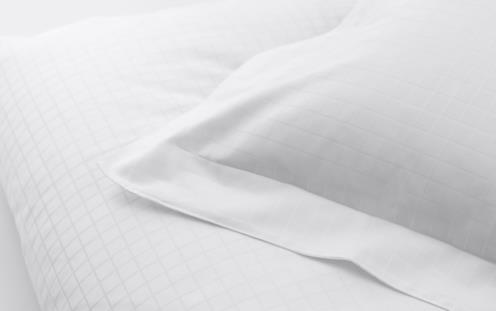 DUX Bettwäsche Superior Satin, Square weiß