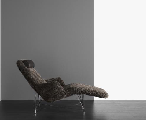 Superspider chrome peau de mouton sahara