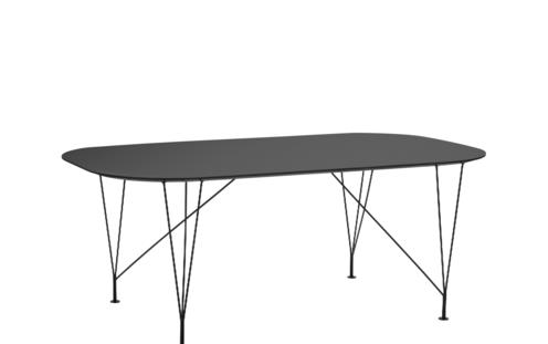 Inter table de salle à manger noir noir