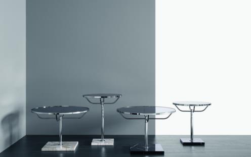 Pronto chrome blanc et marbre noir